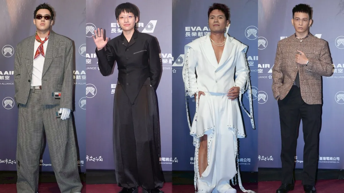 Gummy B（左圖起）、陳嫻靜、舒米恩、黃奇斌。（圖／記者陳明中攝）