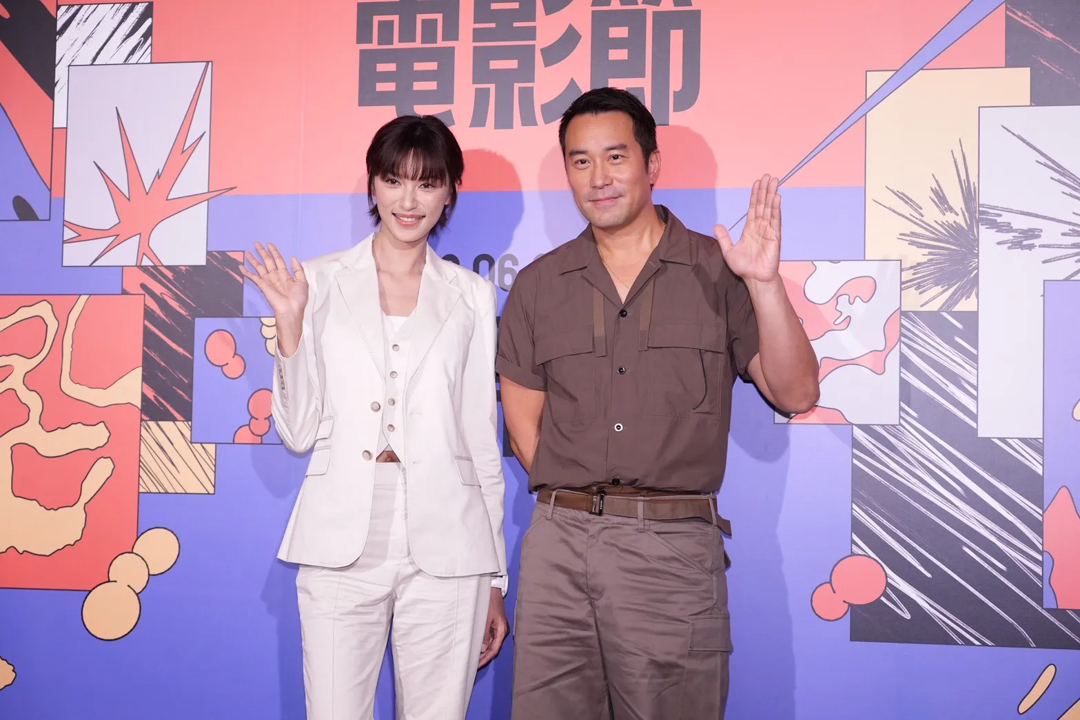 王丹妮、張孝全出席《苦力》北影記者會。（圖／記者許方正攝）