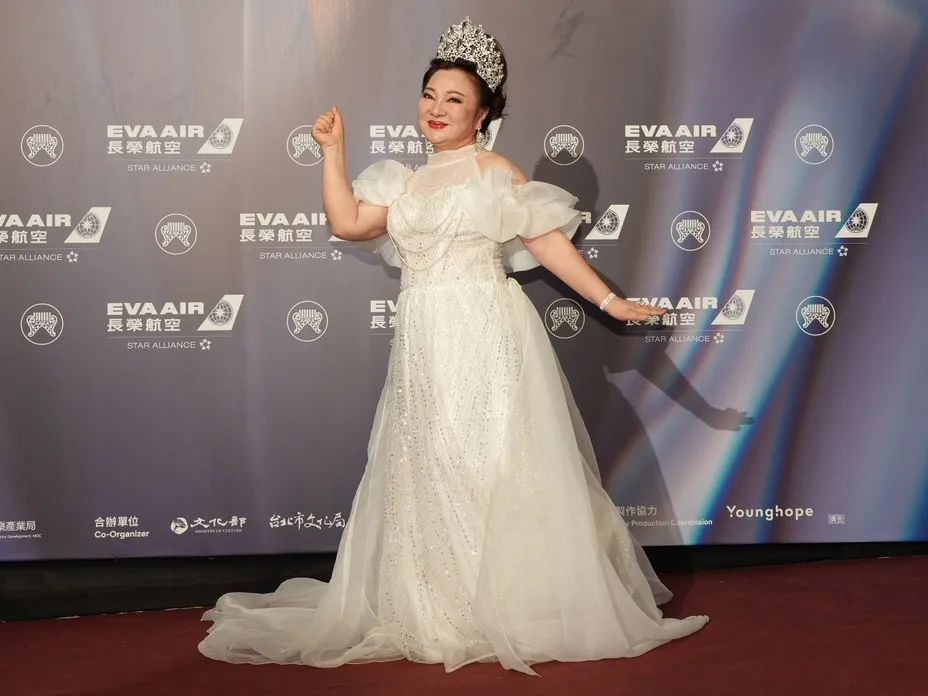 白冰冰沒得獎但是星光大道收視高點。(圖/台視提供)