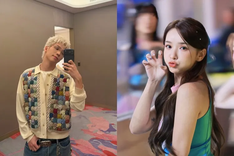 啦啦隊女神禾羽被拍到與派偉俊約會。（圖／翻攝自禾羽、派偉俊IG）