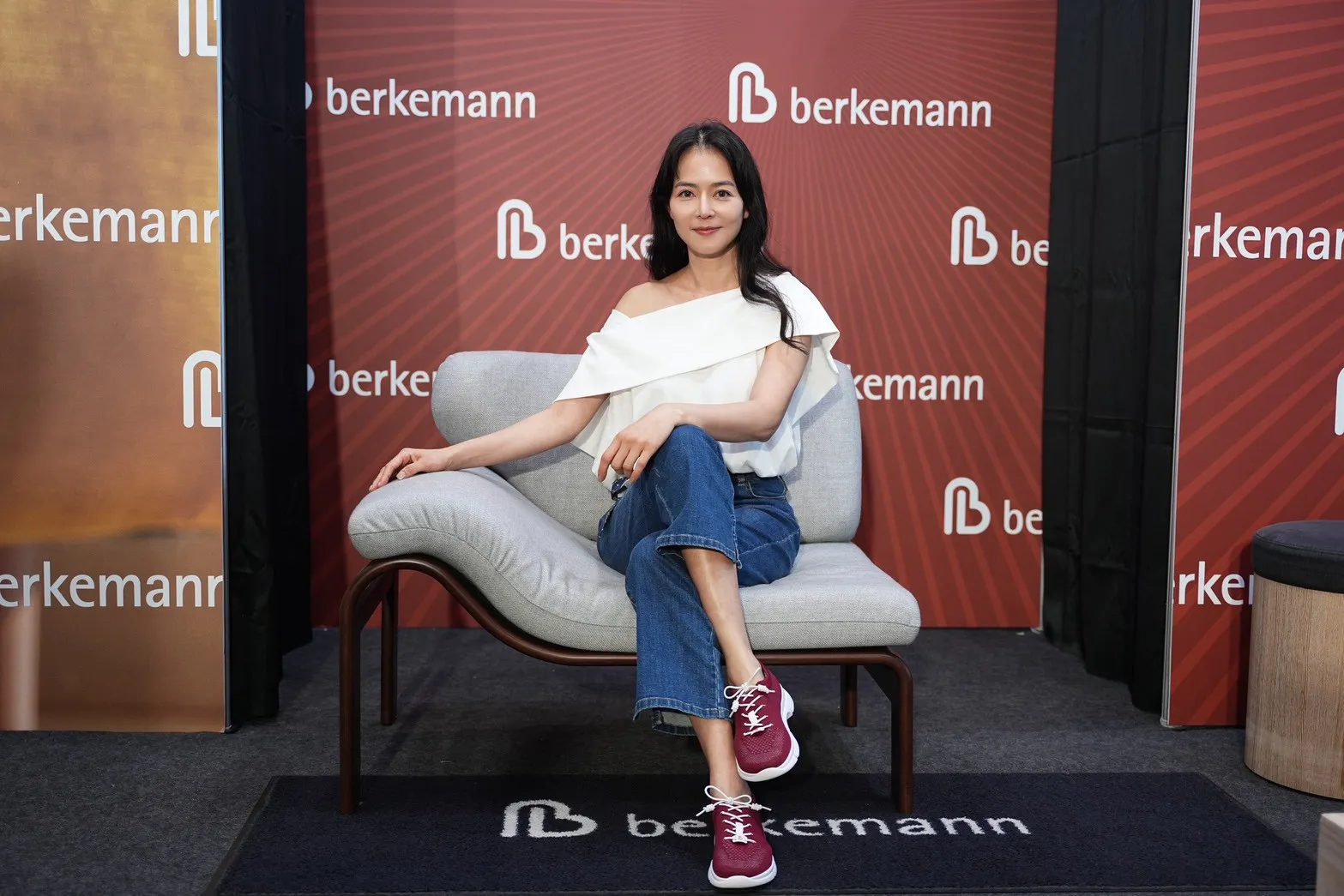 劉香慈對於董座夫人封號，謙虛喊「我只是三個孩子的僕人」。（圖／攝影組）