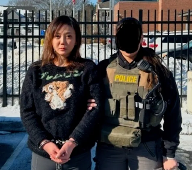 「太陽花女王」劉喬安逃亡7年，將於今天晚上返台。（圖／翻攝畫面）