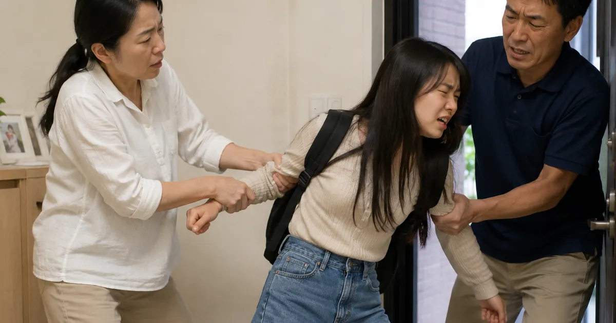 狠心父母！欠債竟要身障女兒賣淫還債。（圖／AI生成示意圖）