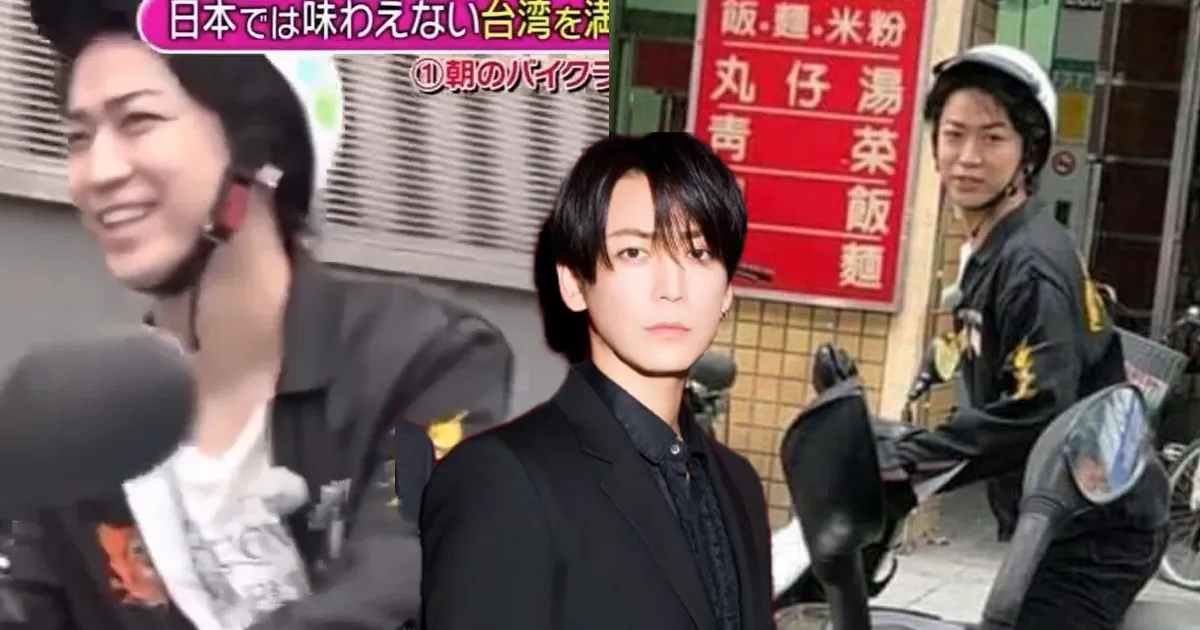 龜梨和也騎機車台北趴趴走。（圖／翻攝Threads、Instagram）