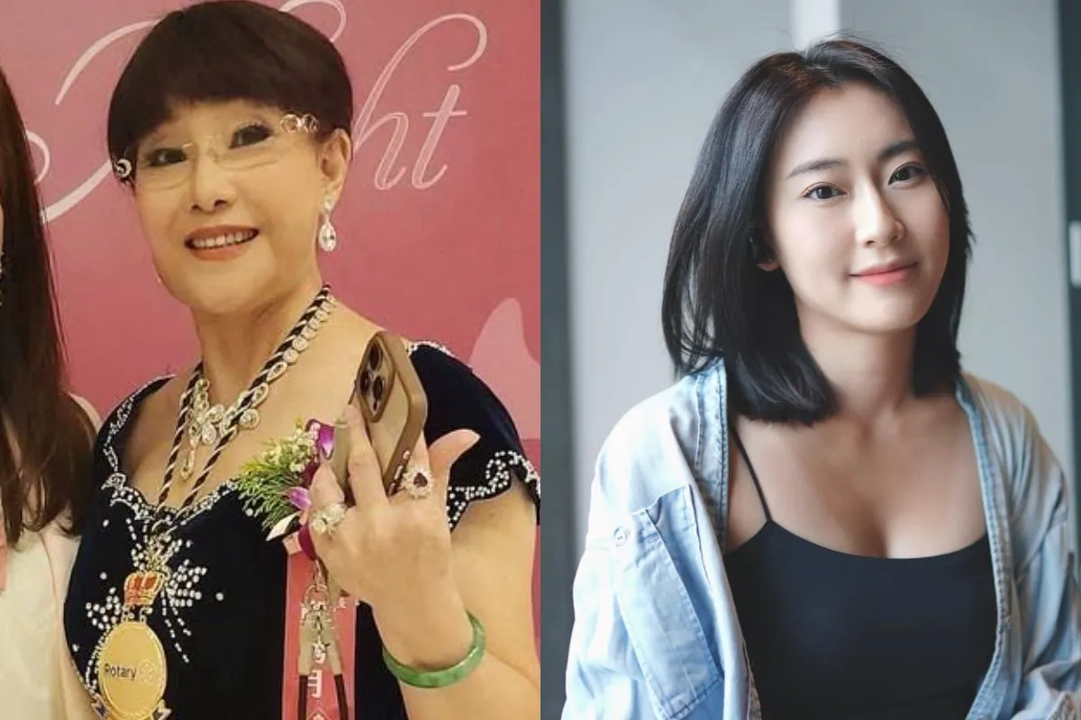 鄭琇月(左圖)總是戴著一塊手鐲,何以奇(右圖)焦急用丟了。(圖/翻攝龍千玉、何以奇臉書)