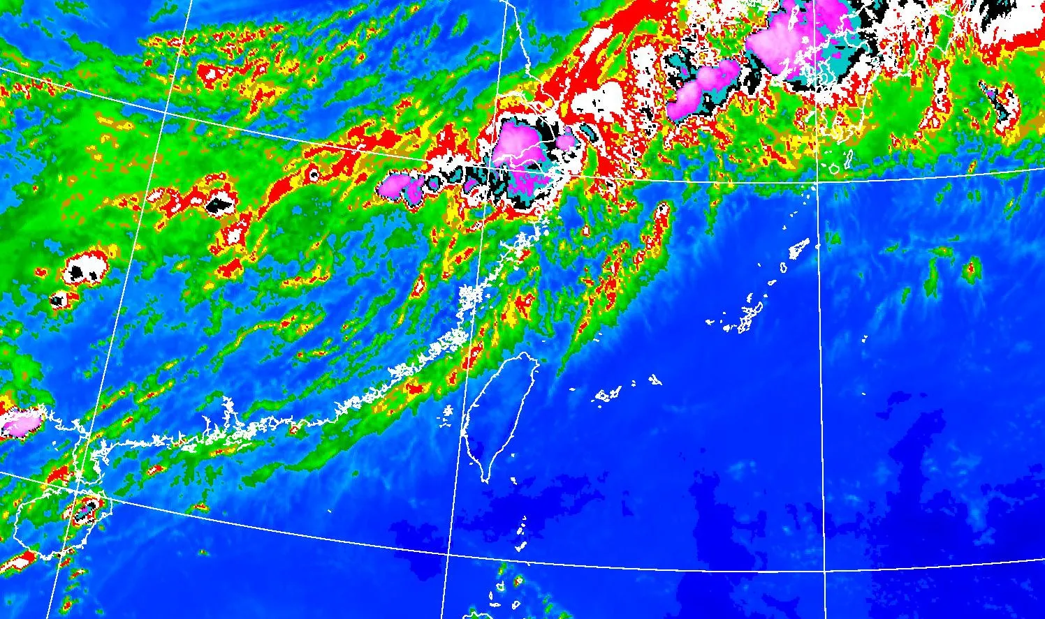 梅雨季結束,但即將進入颱風季。(圖/中央氣象署)