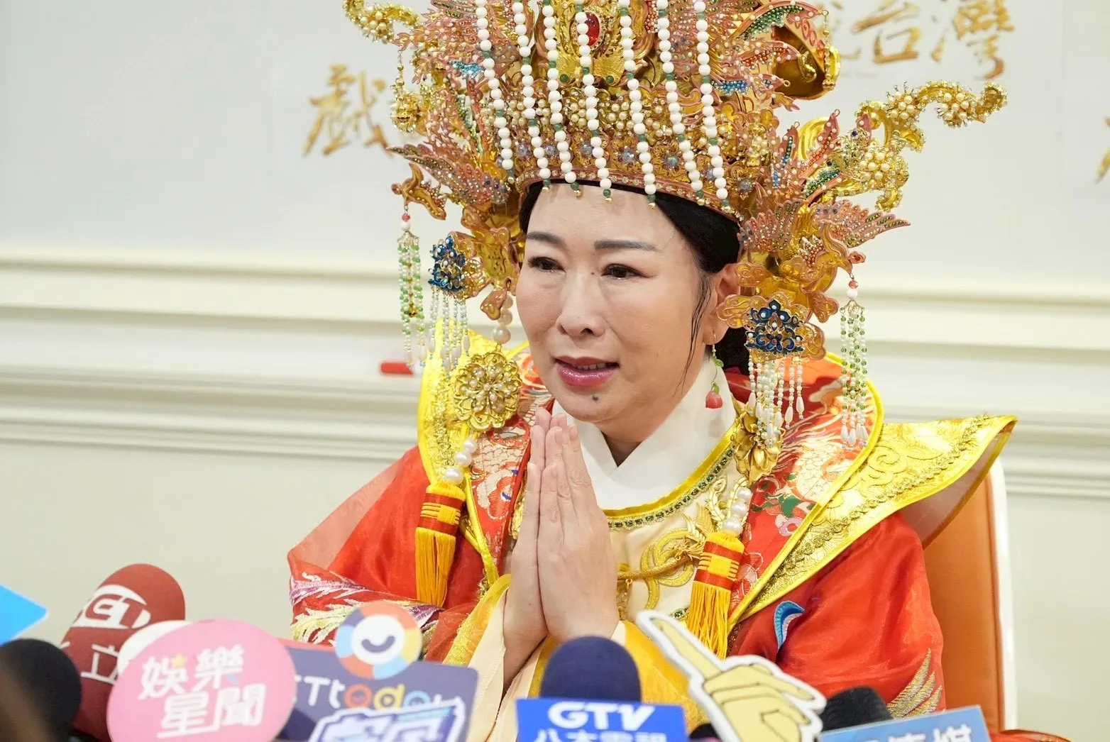 張秀卿表示從小就跟著家人一起拜媽祖。(圖/記者許方正攝)