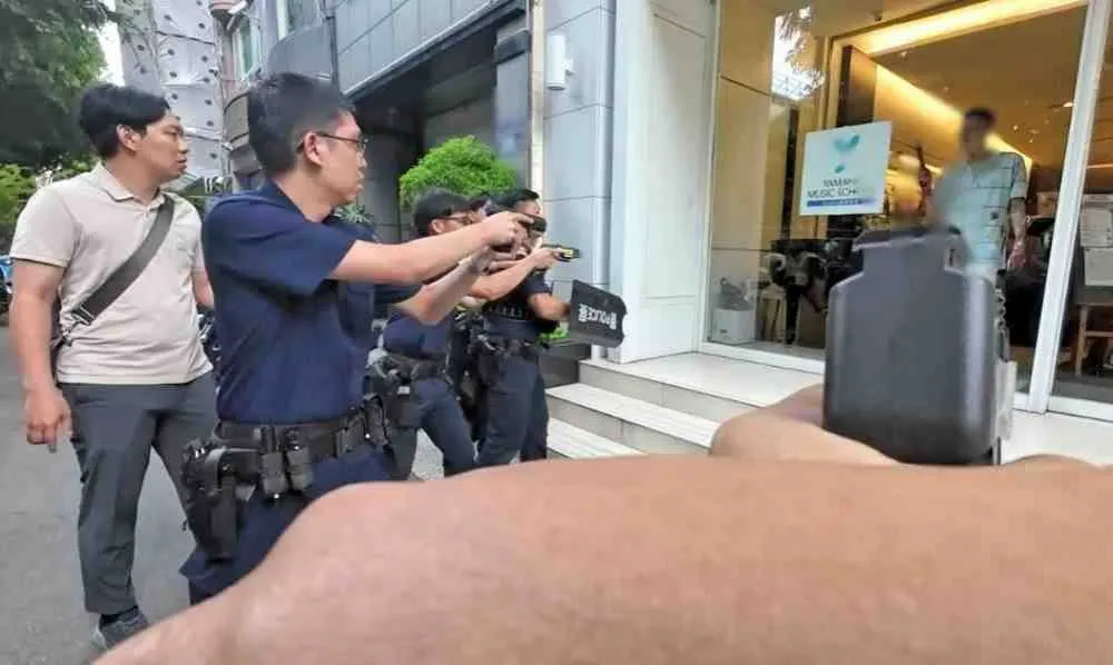 陽明交通大學的教授砍死妹婿。（圖／竹市警察局提供）