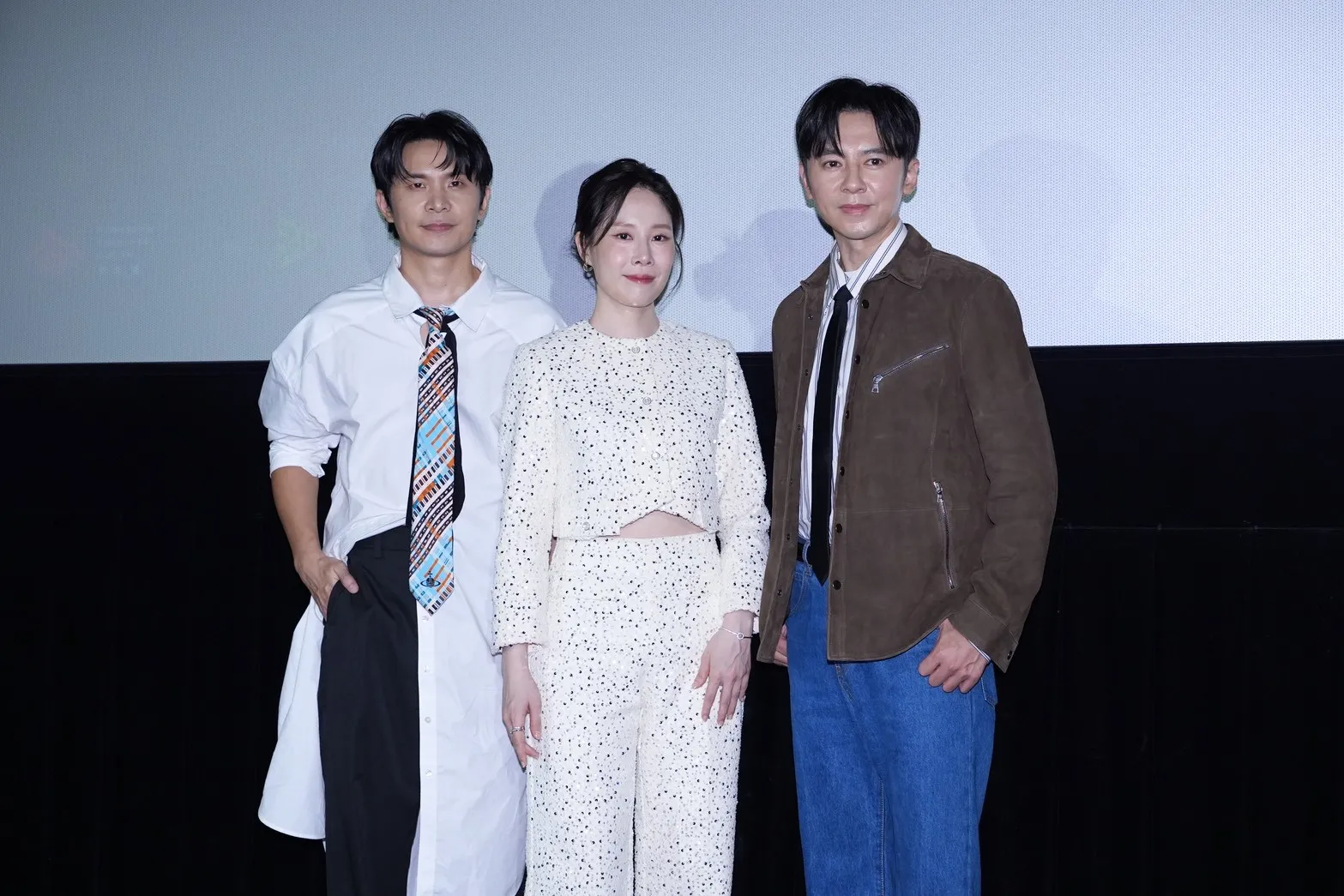 姚淳耀(左起)、蔡亘晏、李國毅出席《成名在望》記者會。(圖/記者許方正攝)