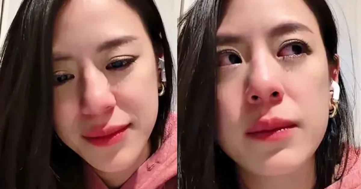 江語晨一提前夫就淚崩。(圖/翻攝微博)