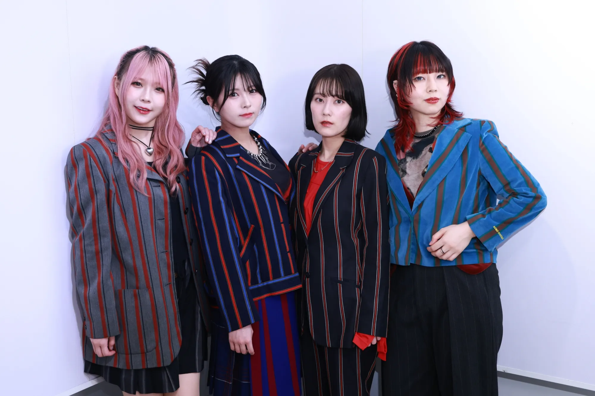 Faulieu.由貝斯手Ayano(左起)、主唱Canaco、吉他手Kaho、鼓手Mimori組成。(圖/攝影組)