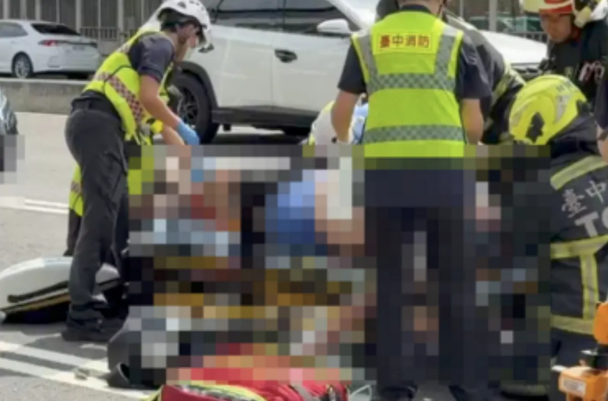 台中男加班竟遇死劫。(圖/翻攝畫面)