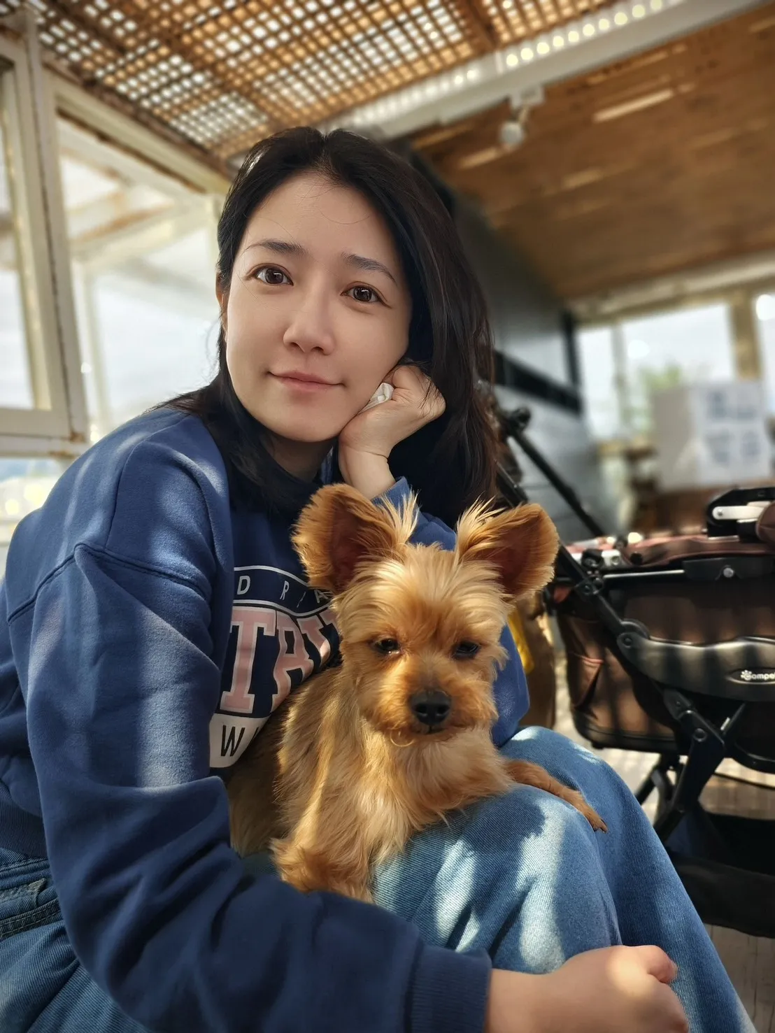 首次挑戰反派心機女的郭亞棠坦言壓力不小。(圖/三立提供)