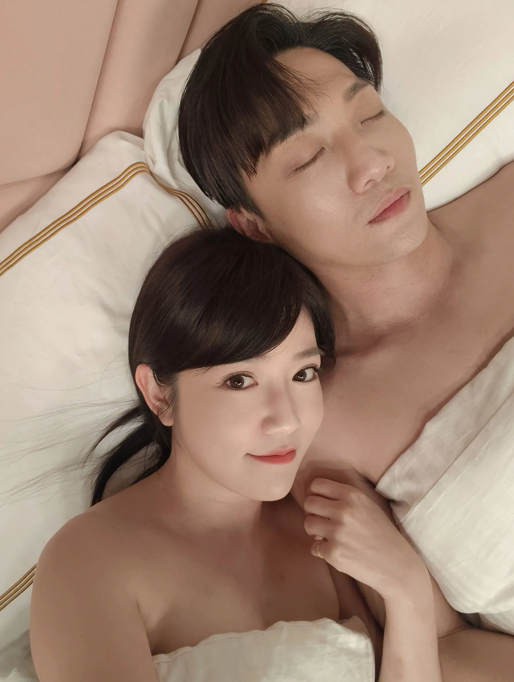 劇中與郭亞棠組成心機反派組合的搭檔楚翔在片場給予許多協助,兩人經常一起討論情緒與肢體設計。(圖/三立提供)