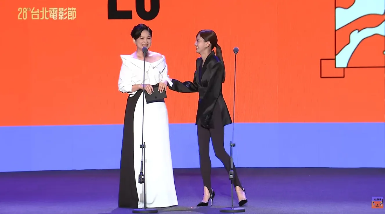 陳意涵行為脫序。(圖/翻攝自台北電影節 Taipei Film Festival YouTube)
