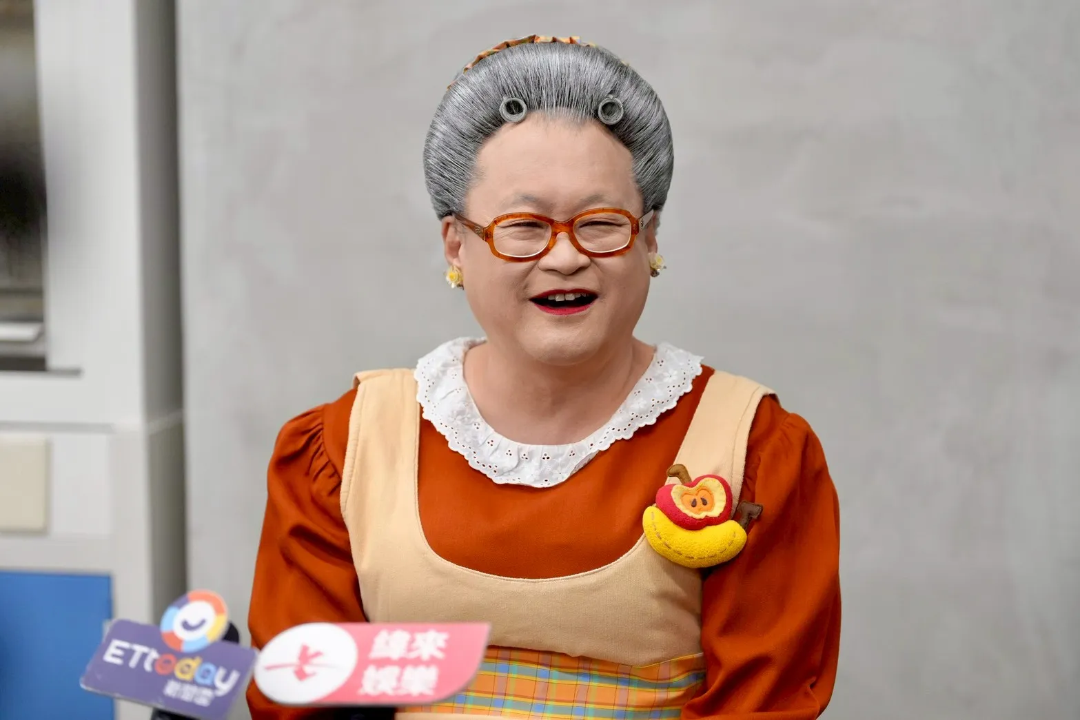 水果奶奶出席小公視口袋影展記者會。（圖／記者陳明中攝）