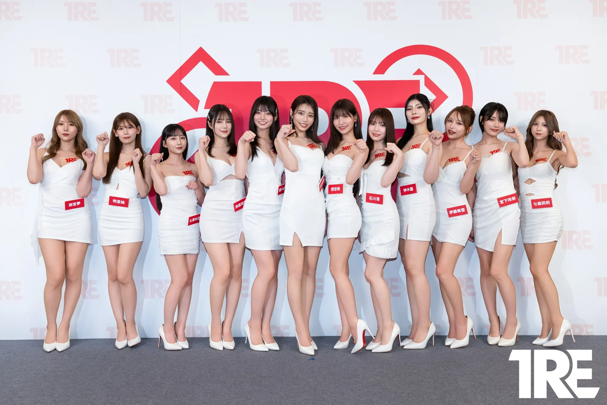 「2026 TRE 台北國際紅人展」記者會集結12位夢幻級女優同台。(圖/TRE 台北國際紅人提供)