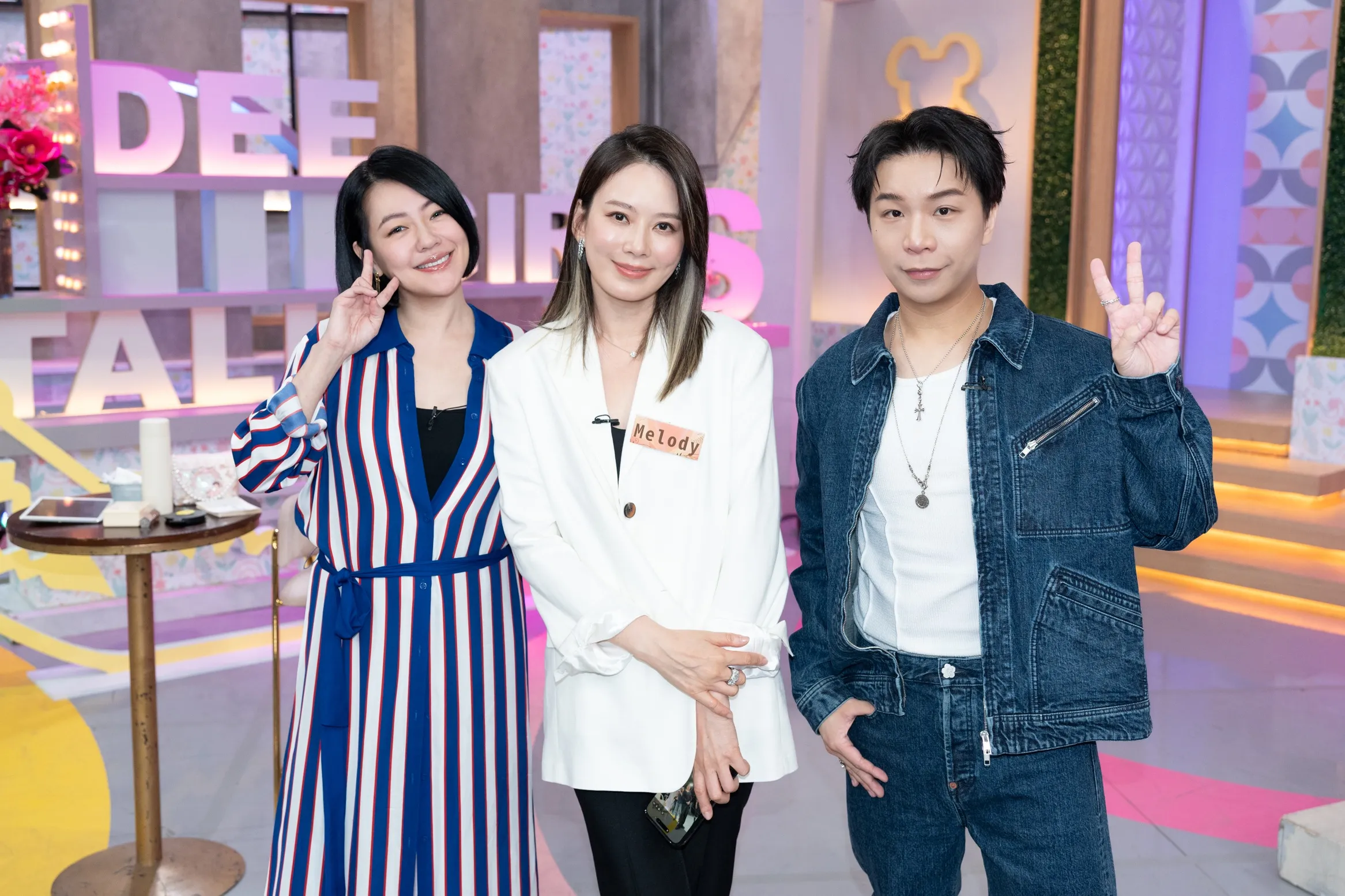 Melody日前受邀登上小S、派翠克主持節目《小姐不熙娣》。(圖/東森提供)