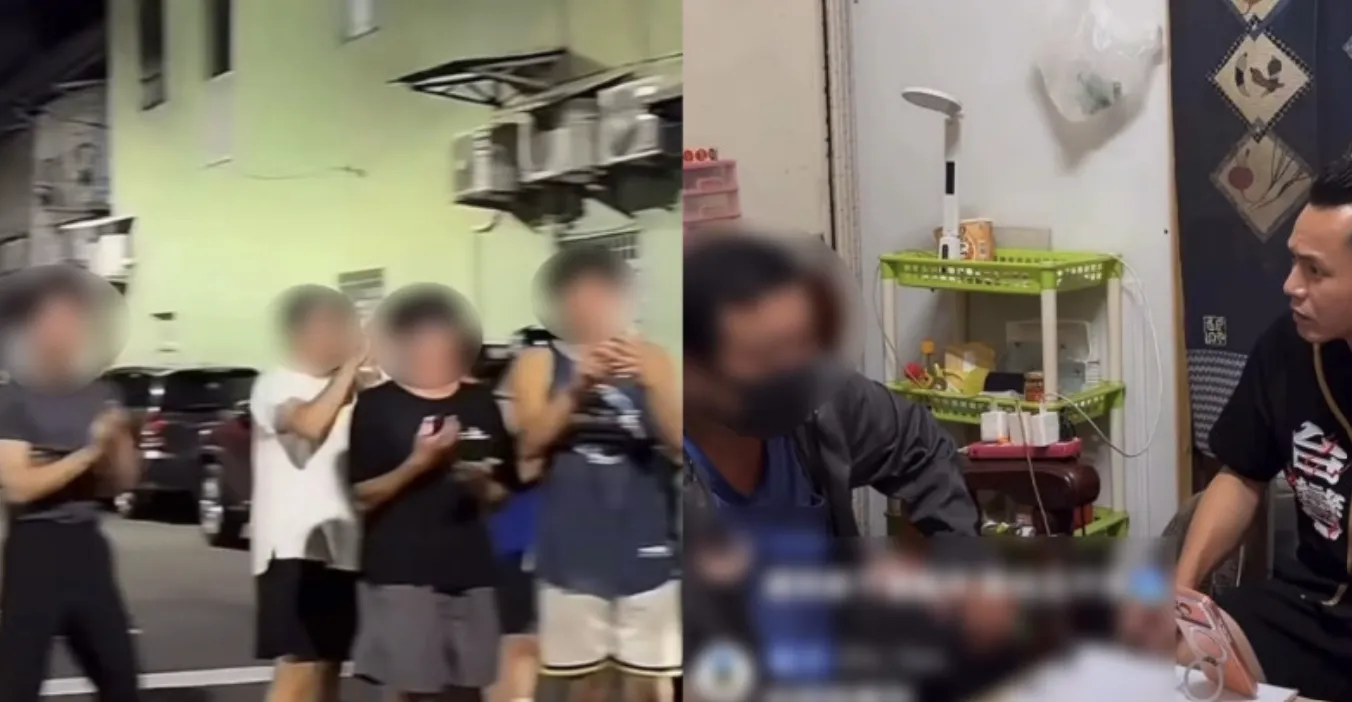 現場圍觀民眾歡呼。(圖/翻攝TikTok)