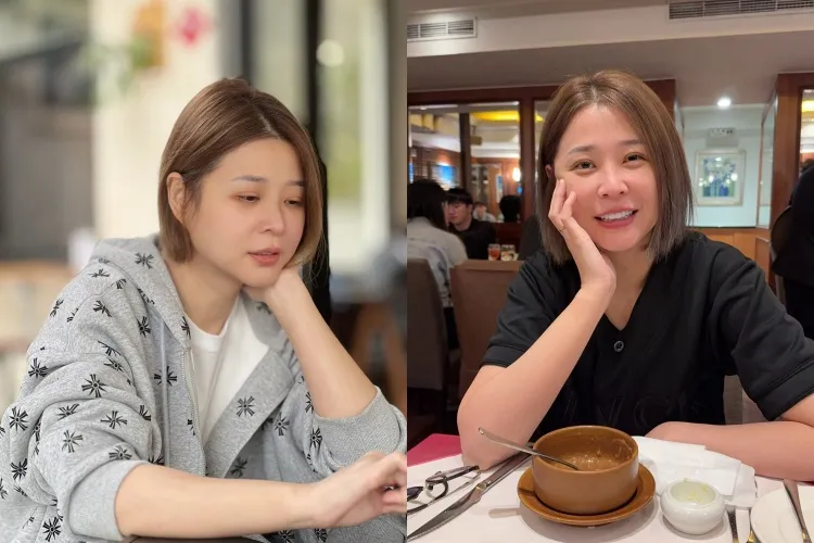 李燕的爸爸在今年5月過世。（圖／翻攝自李小燕正面思考團﻿臉書）