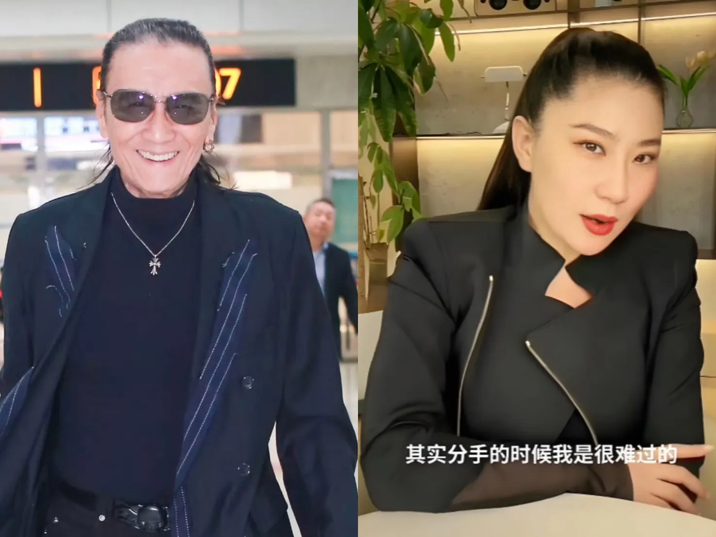 謝賢(左圖)過往相當疼愛Coco(右圖)。(圖/翻攝謝賢微博、Coco小紅書)