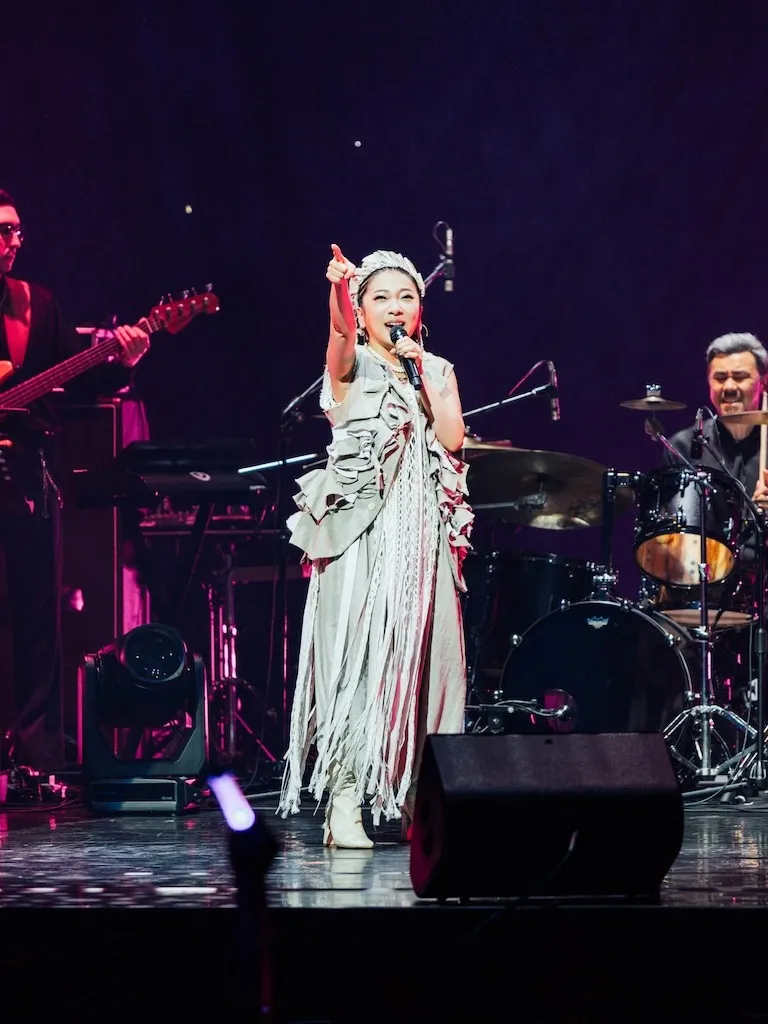 米希亞很開心來到台灣演出。(圖/Rhythmedia、SANTIN AKI提供)
