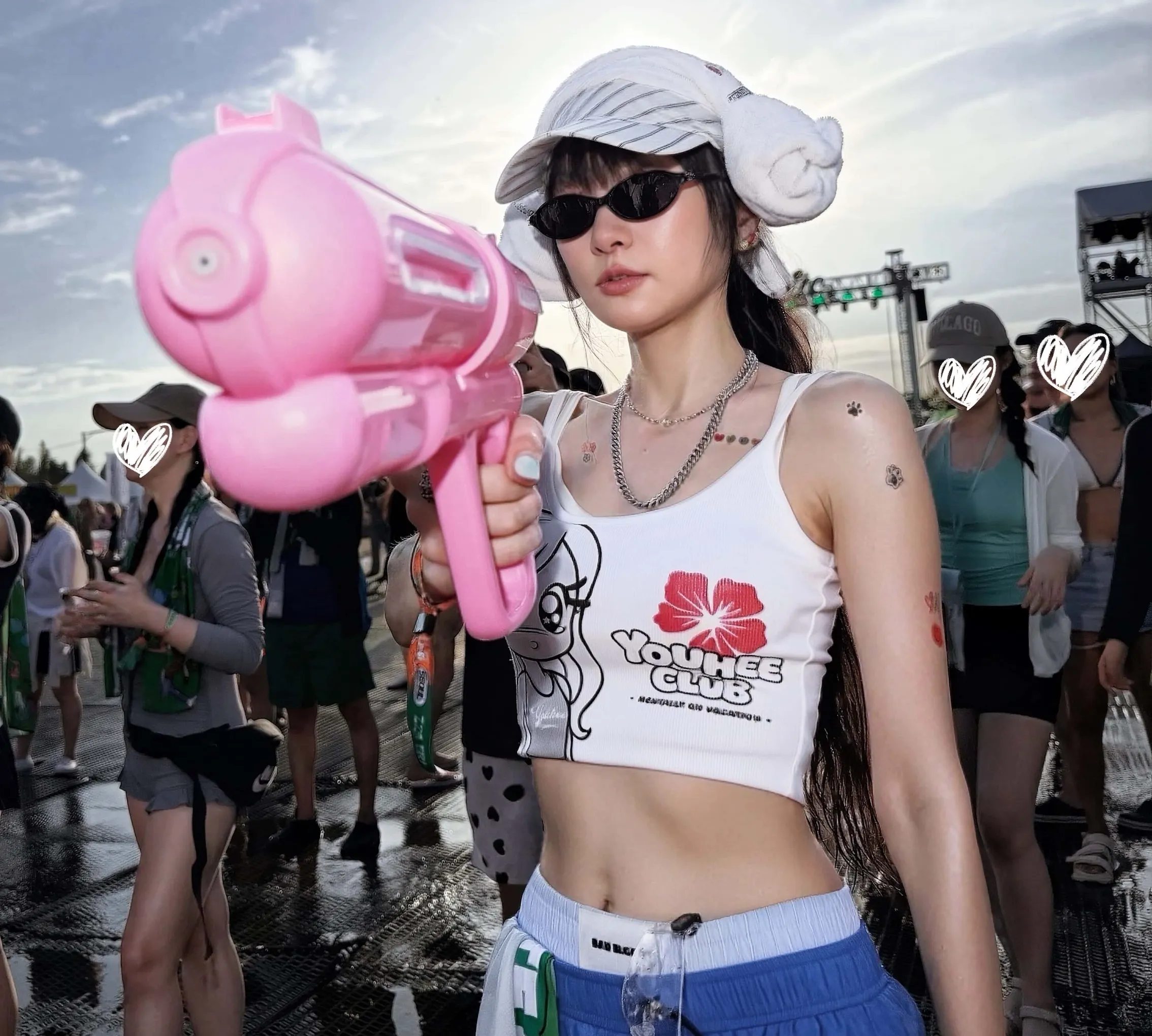 謝金燕飛韓國朝聖水炸彈音樂節,體驗濕身魅力預告9月登高雄開唱。(圖/網銀國際提供)