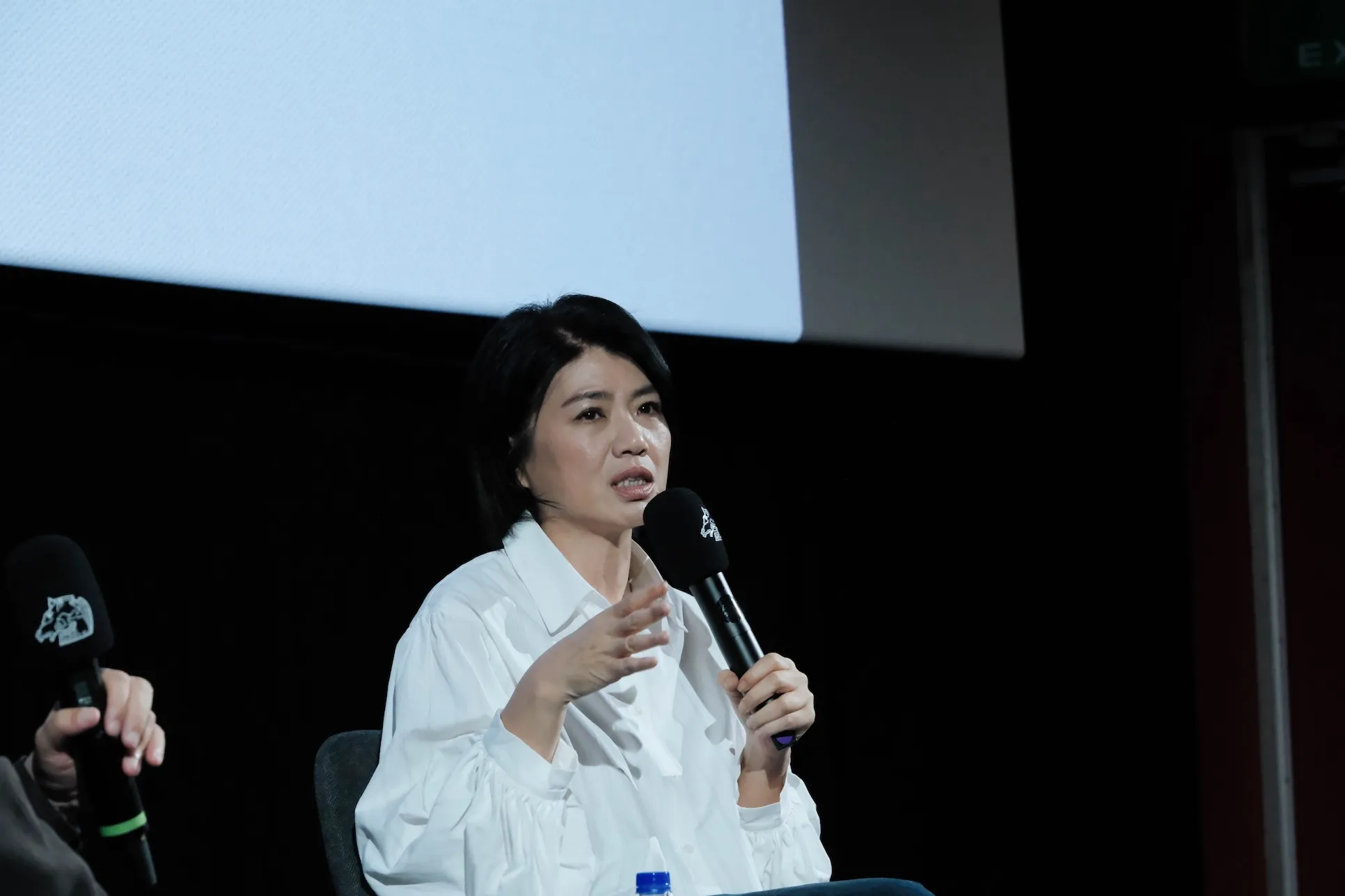 導演嚴藝文今出席金馬經典影展映後講座，分享觀賞經典電影《日落大道》的心得與自身選角經驗。（圖／金馬影展執委會提供）