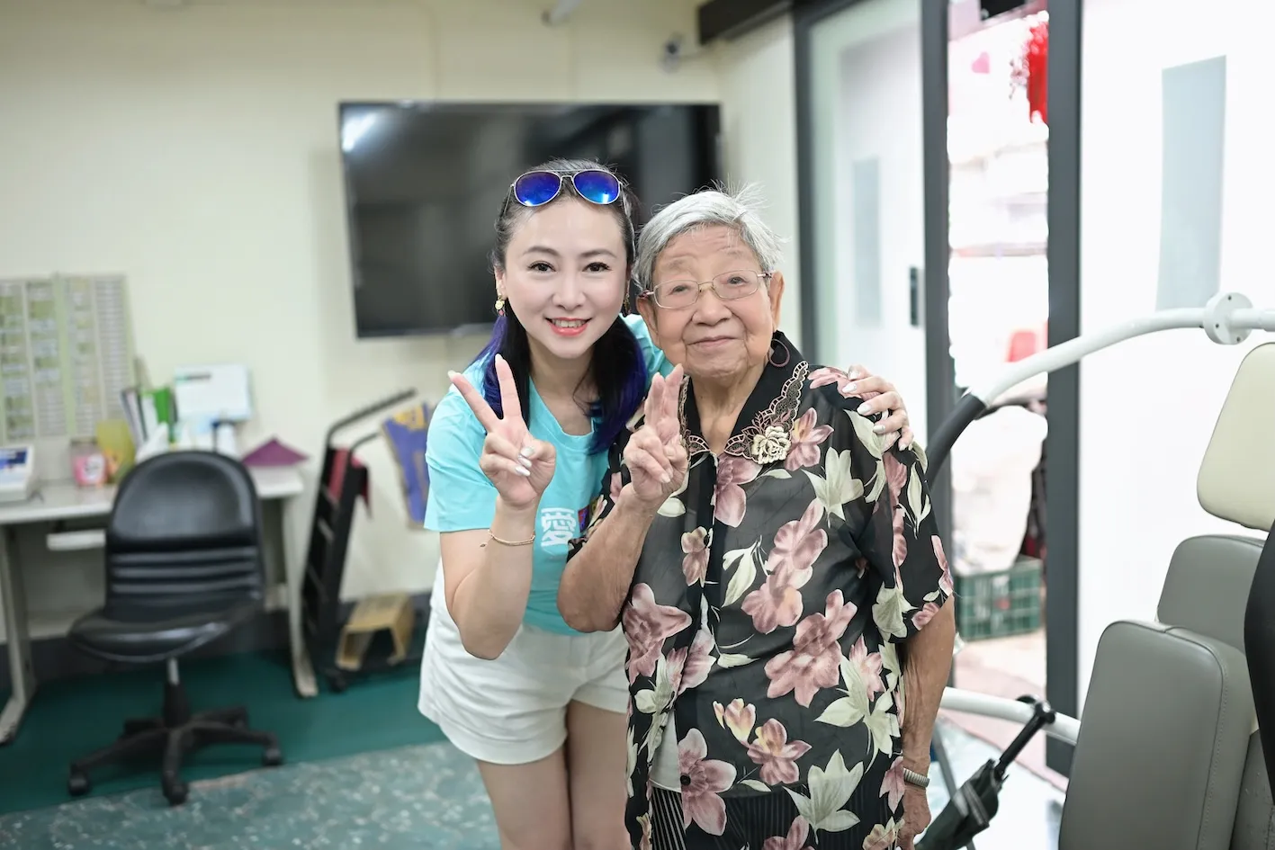 57歲港星翁虹有「凍齡女神」封號。（圖／優質生命協會提供）