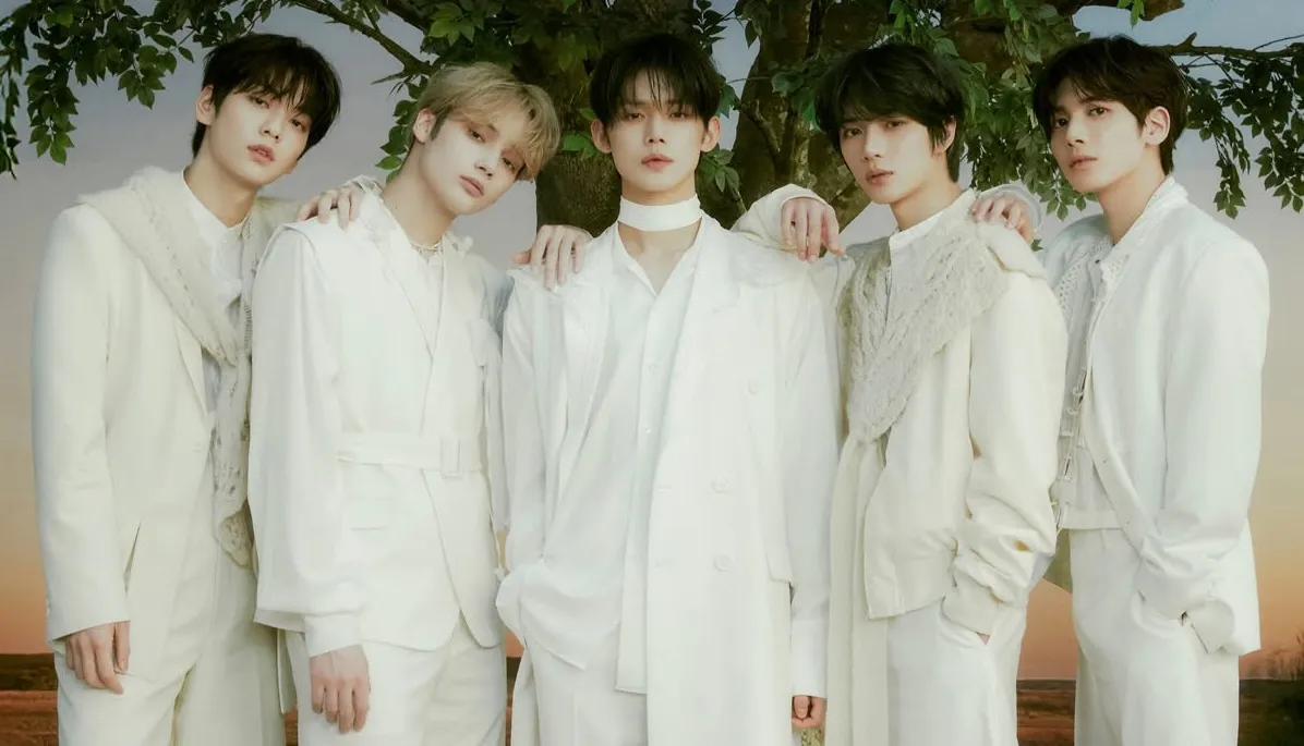 TOMORROW X TOGETHER（TXT）。（圖／翻攝自臉書）