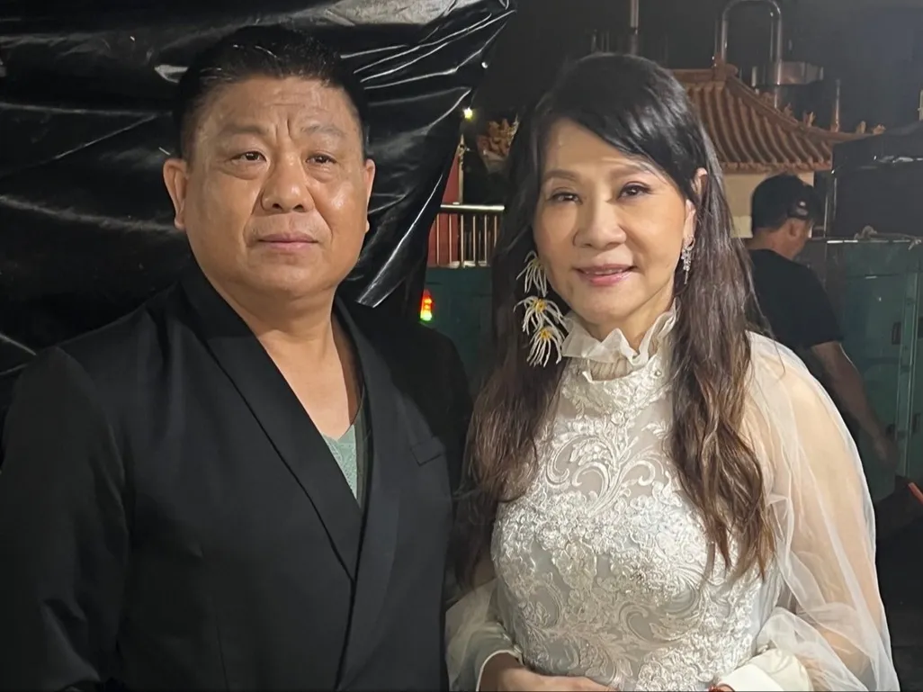 林濬揚（左）視龍千玉為偶像。（圖／經紀人林懷德提供）