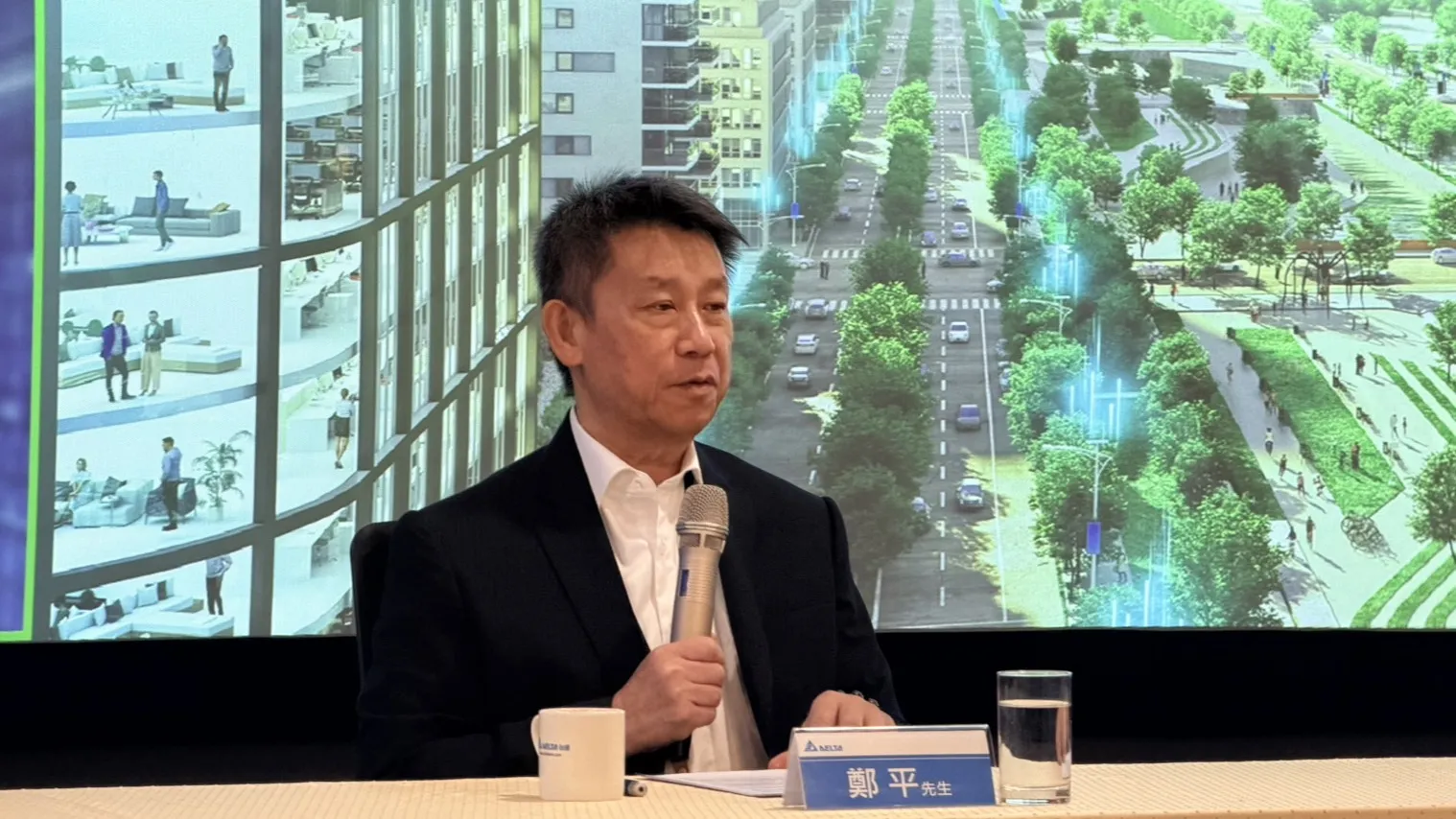 台達電董事長鄭平。圖/唐子晴攝影