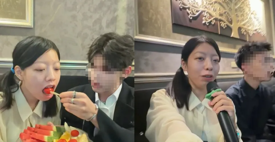 婉晴去男模會館消費。(圖/翻攝自婉晴臉書)