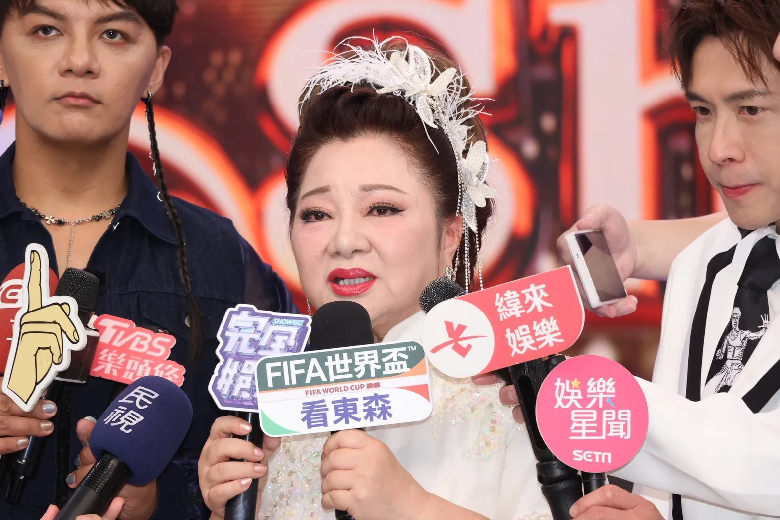 白冰冰不滿被潑髒水。(圖/娛樂中心攝)