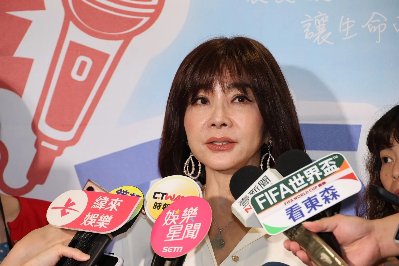 陳美鳳心疼師弟的離世。(圖/娛樂中心攝)