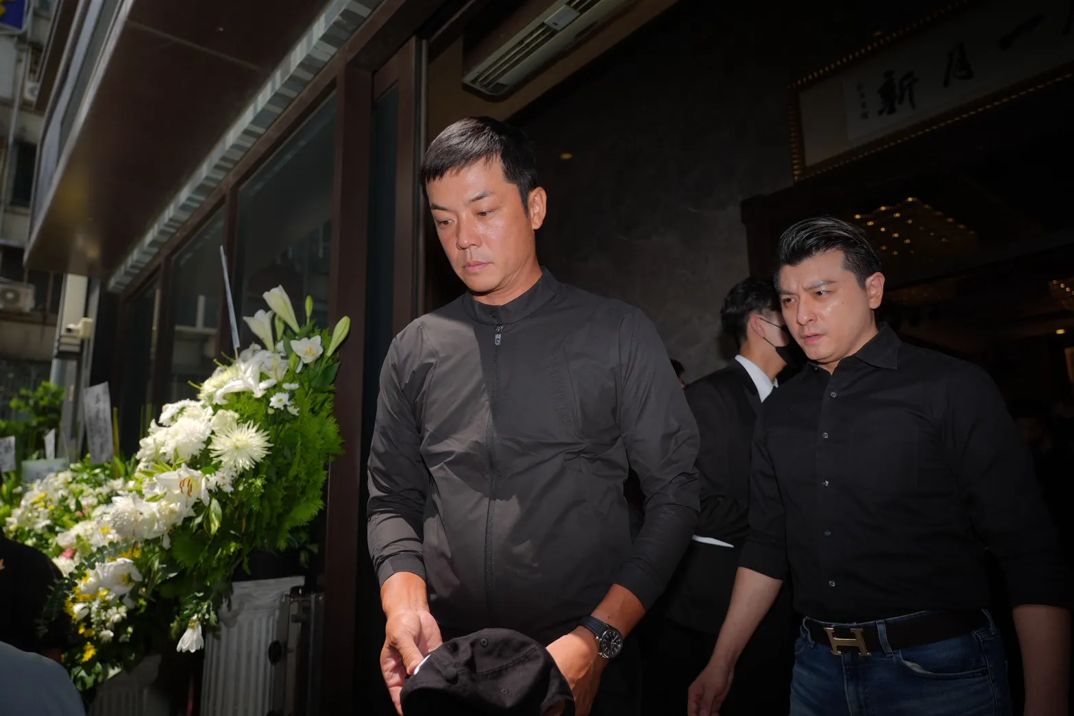 姚元浩不發一語。(圖/記者陳明中攝)