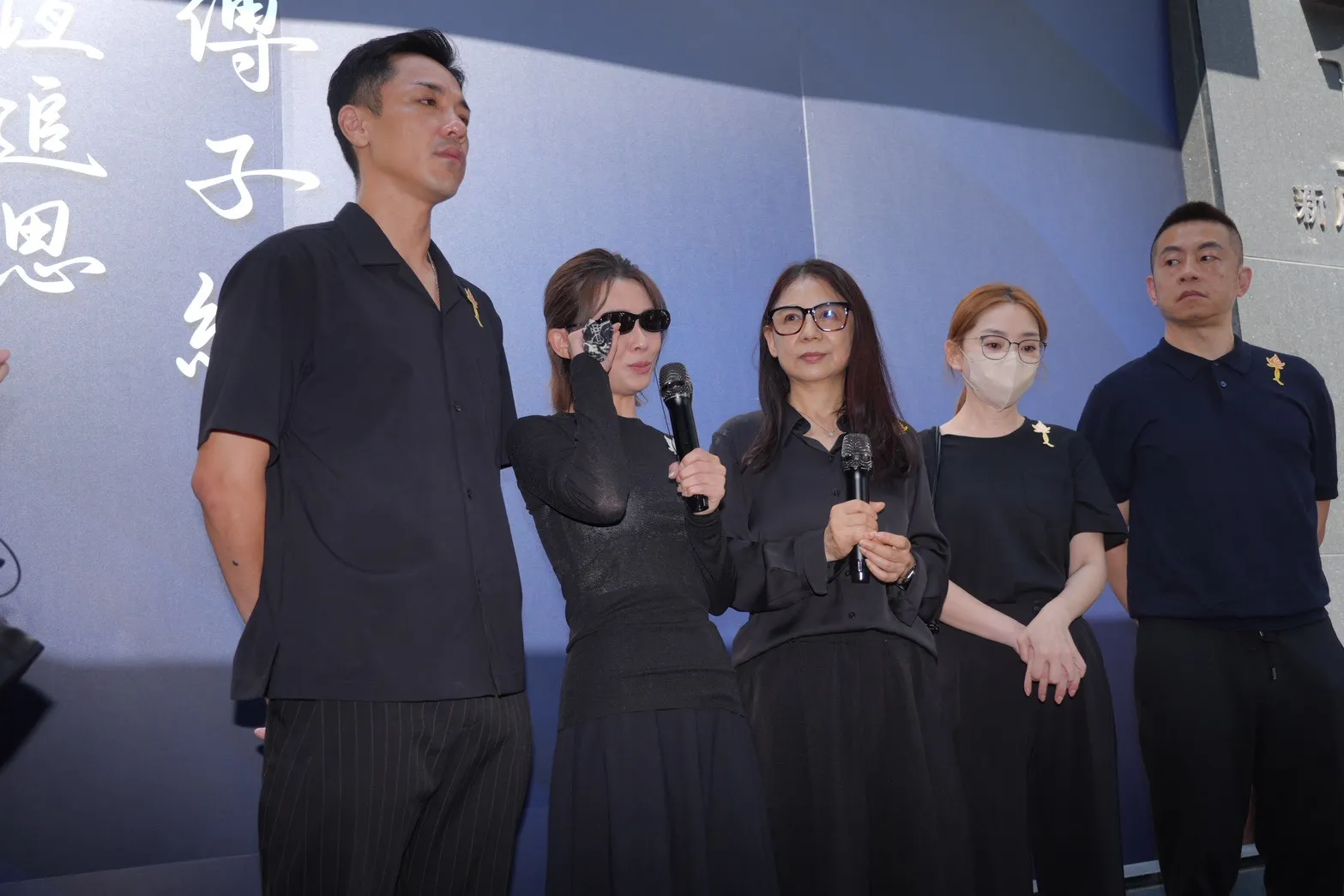 《愛的榮耀》代表。(圖/記者陳明中攝)
