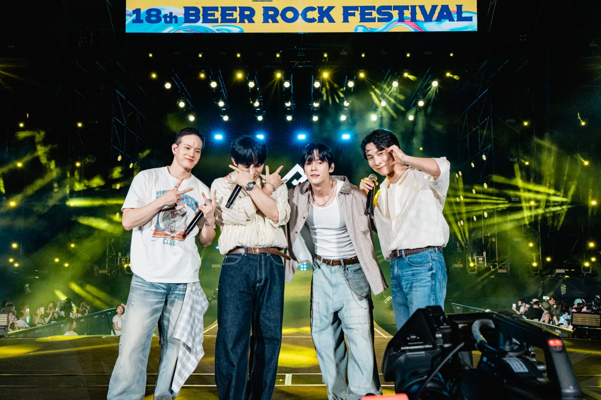 BTOB登上高雄啤酒節帶來精彩演出。（圖／讀者提供）