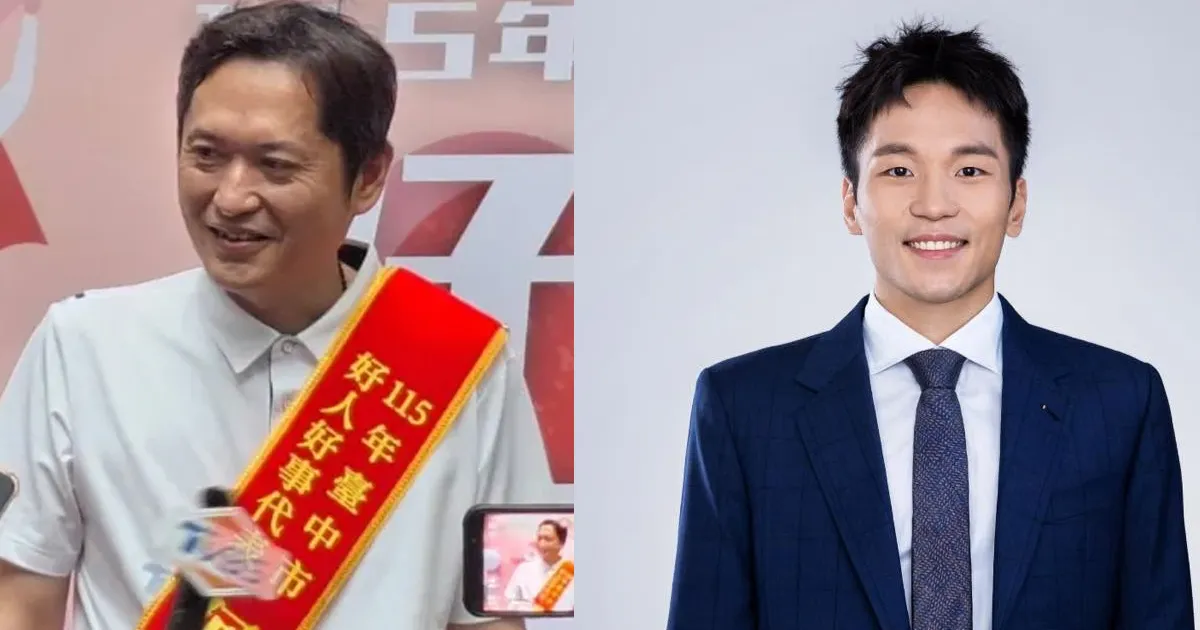 何昱奇（左）親向李洋（右）道歉。（圖／翻攝Facebook）