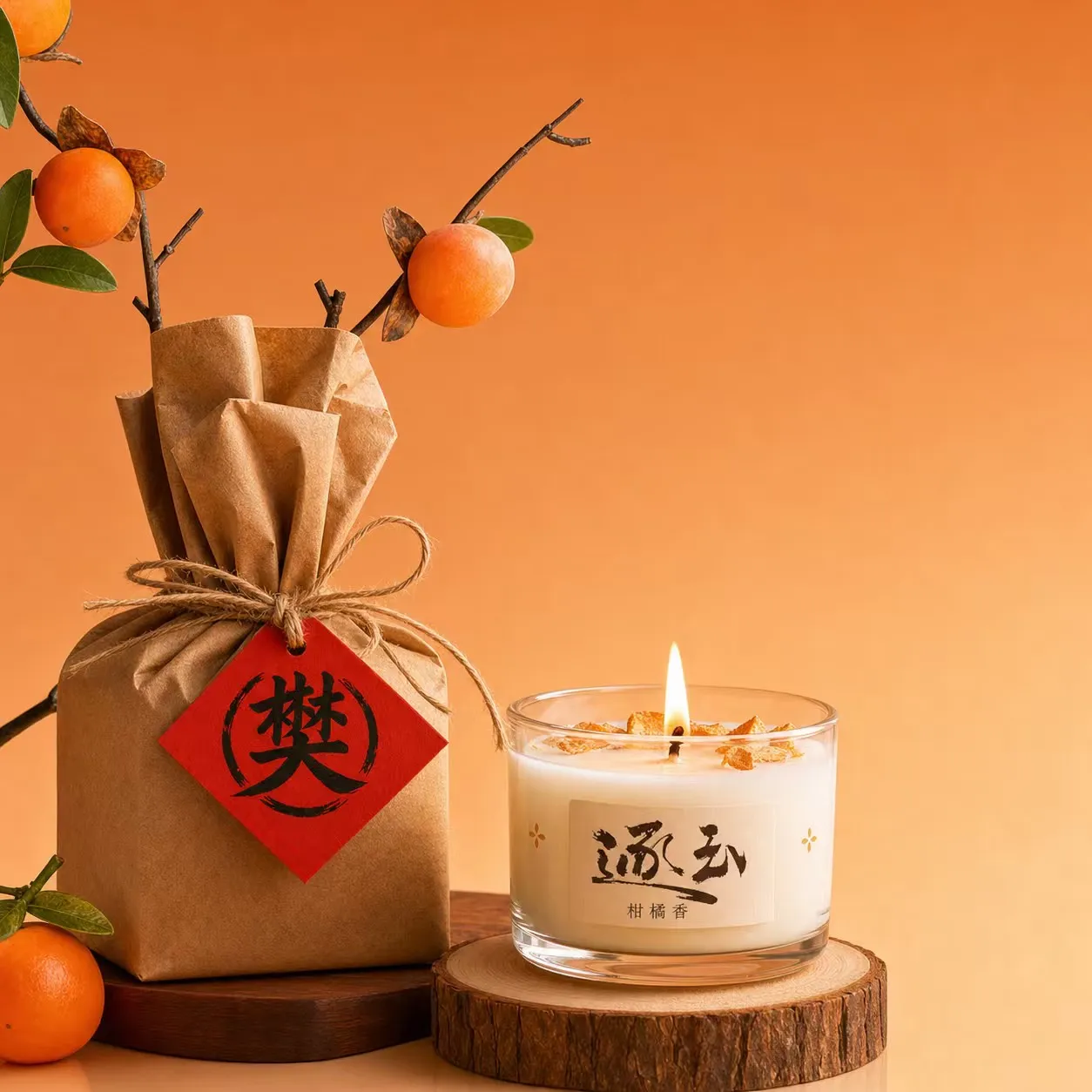 《逐玉》桂花釀香氛蠟燭。（圖／Starlin提供）