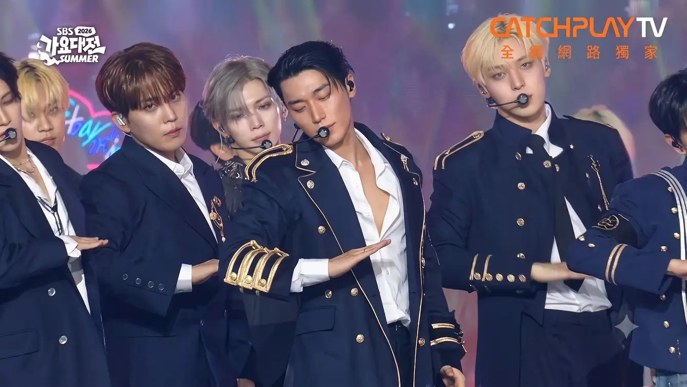 ATEEZ 震胸舞成為熱門話題。(圖/翻攝自CATCHPLAY TV)