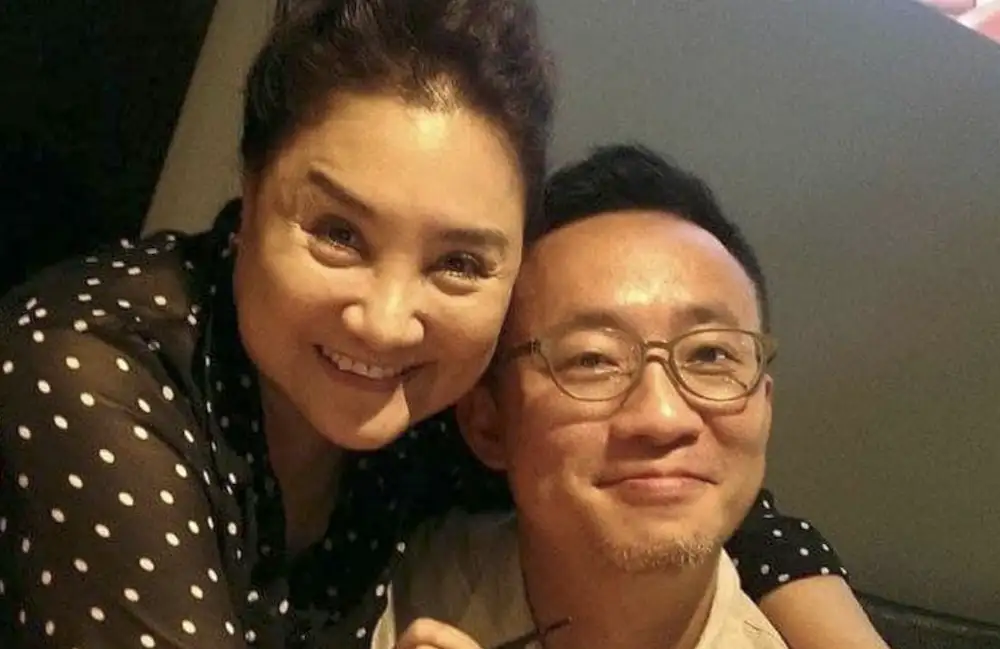許常德(右)是陳盈潔摯友。(圖/翻攝許常德臉書)