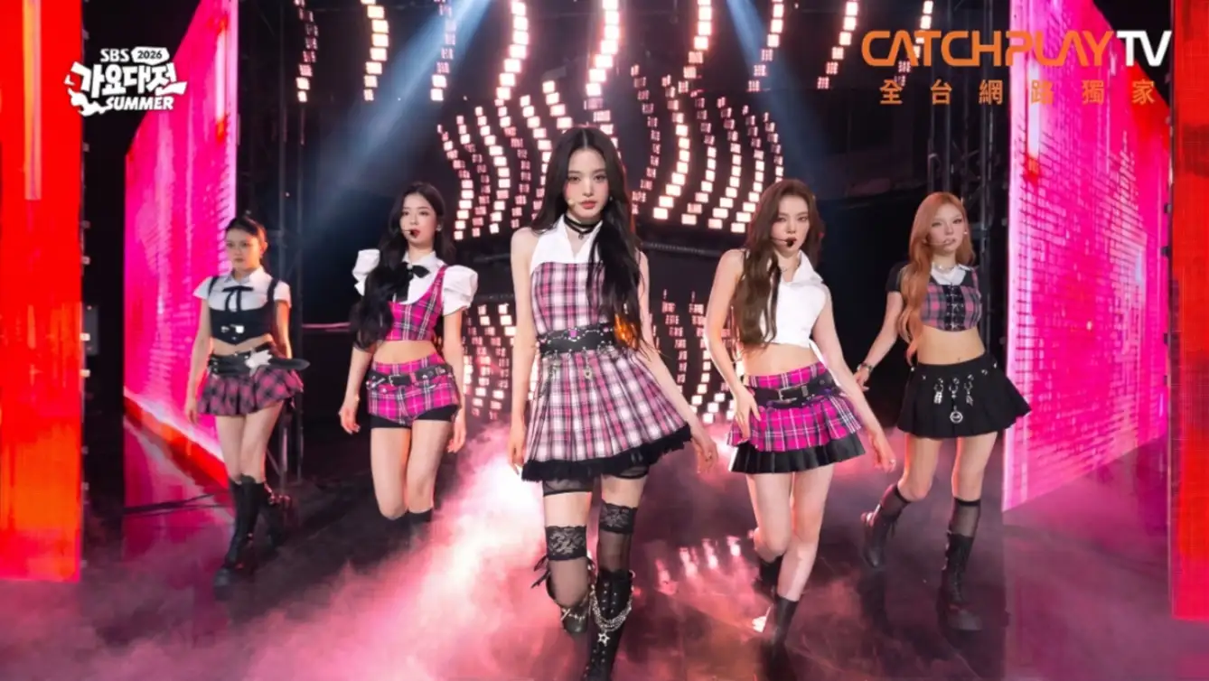 限定女團「SUMMER ANJELS」嗨唱BLACKPINK經典歌曲。(圖/翻攝自CATCHPLAY TV)