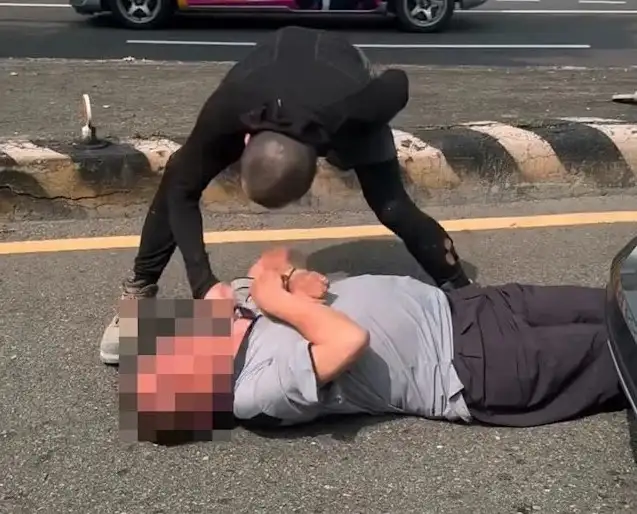 台中68歲李男被打趴身亡,家屬將蒐證提告。(圖/翻攝自Threads)