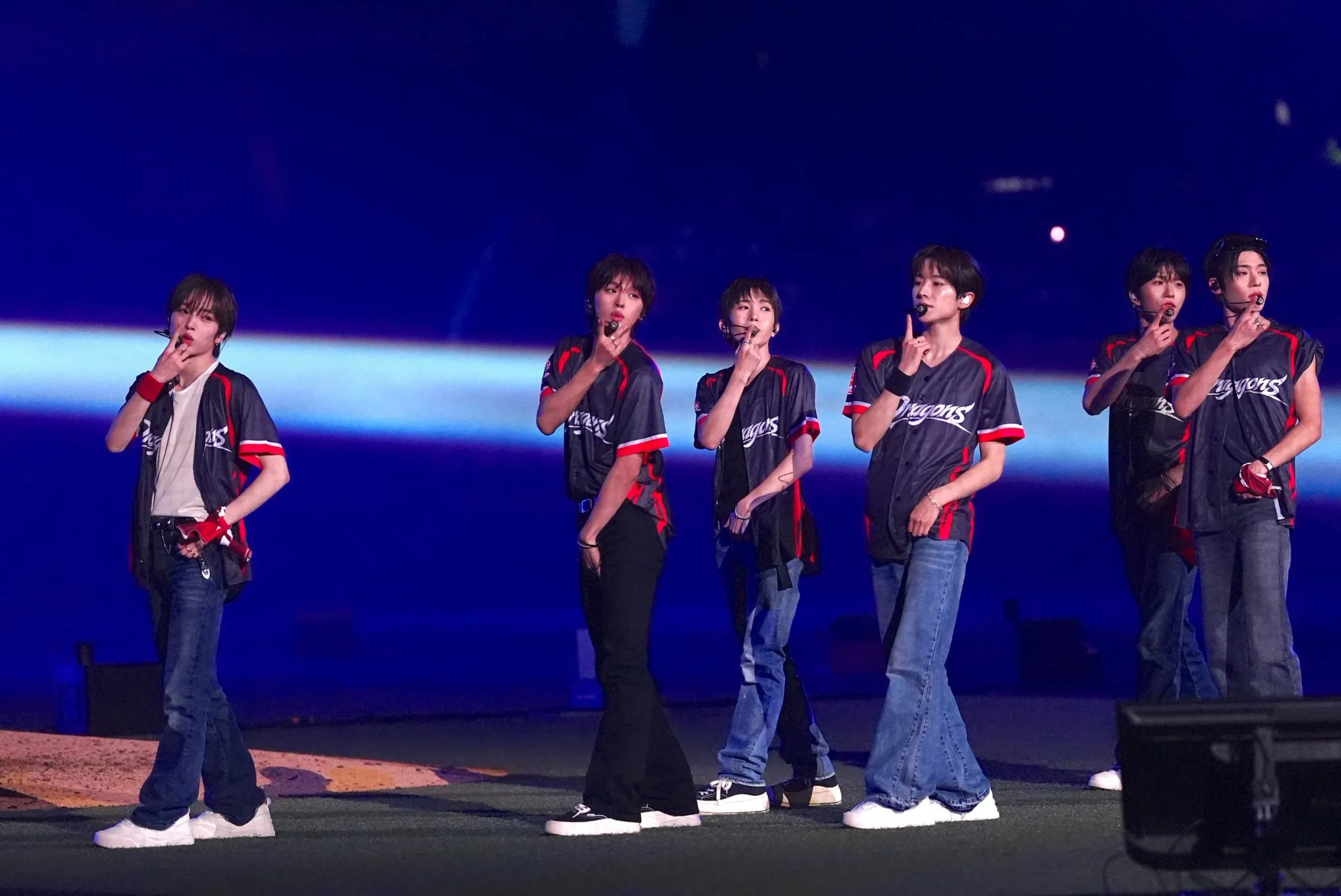 NCT WISH預告即將來台辦見面會,嘴甜向台下粉絲告白公主們。(圖/記者陳明中攝)