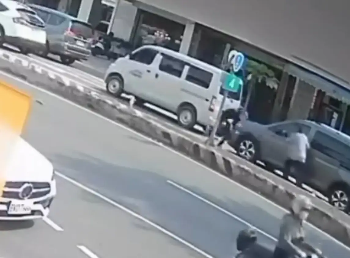 台中發生一起行車糾紛。(圖/翻攝自Threads)