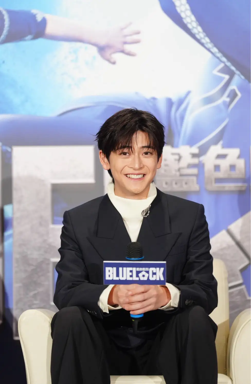 高橋文哉笑說拍攝《藍色監獄》時，下戲也像是住在男子宿舍。（圖／記者陳明中攝）