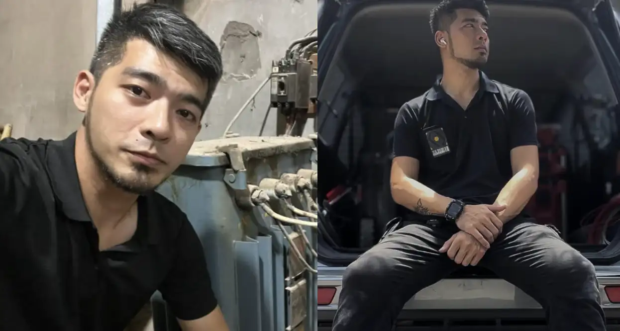 「水電金城武」呂忠霖。(圖/翻攝Instagram)