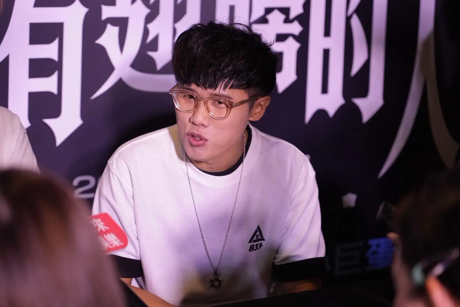 劉逼有靈異體質，甚至懷疑這次演出跳電事件也跟自己有關。（圖／記者許方正攝）