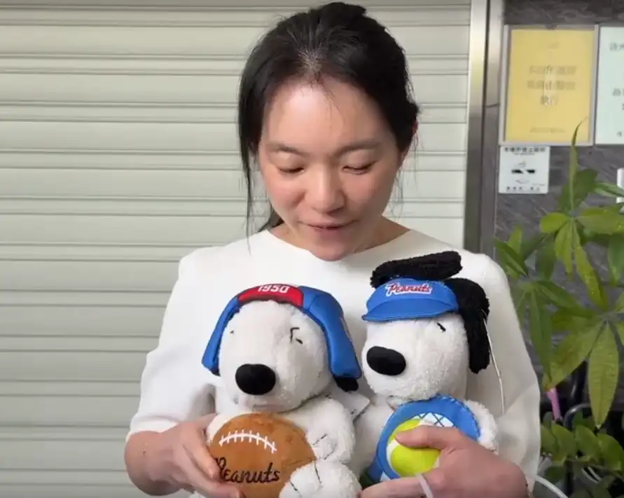 史奴比比趙建銘對陳幸妤情緒更有幫助。（圖／民眾提供）
